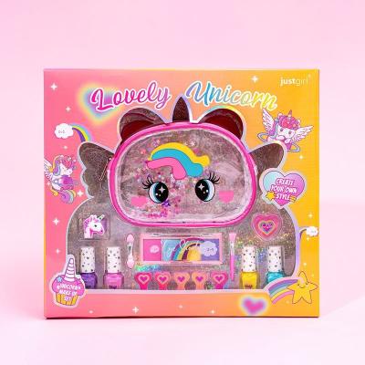 China OEM ODM 3-12 años de edad Niños Kit de maquillaje Casa de juegos Unicornio Princesa de belleza juguetes en venta