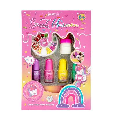 China OEM ODM DIY Nail Art Kit Preschool Children Pretend Play Toys for sale