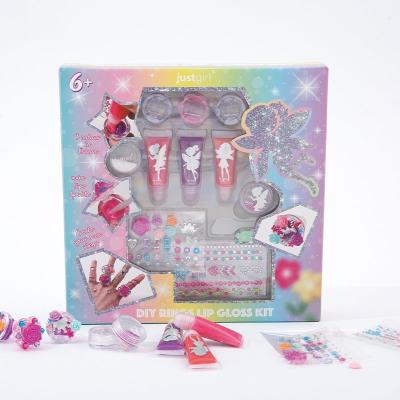 China JustGirl Kit de maquillaje personalizado para niños Trío de labios brillantes para una diversión sin fin en venta