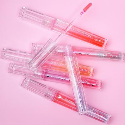 China Hydrating Natural Lip Oil For Nourished Lips , Non Sticky Gradient Transparent Lip Oil for sale