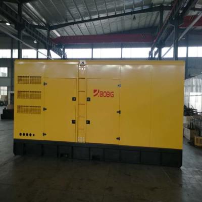 China Gelber Generator-Satz-Stamford-Generator schalldichtes Genset 120kw 150kva Cummins zu verkaufen