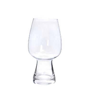 China Pair Clear Beer Drinking Glasses High Viable Ball Tulip Shape Glass Glass For Restaurant Party Bar for sale