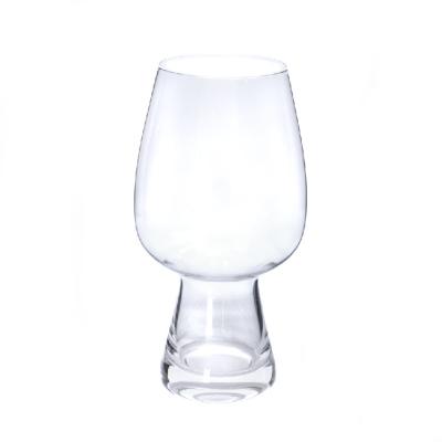 China High Viable Mouth Borosilicate Glass Blown Beer Mug Heavy Low Ball Drinking Glasses Big Tall Beer Cans for sale