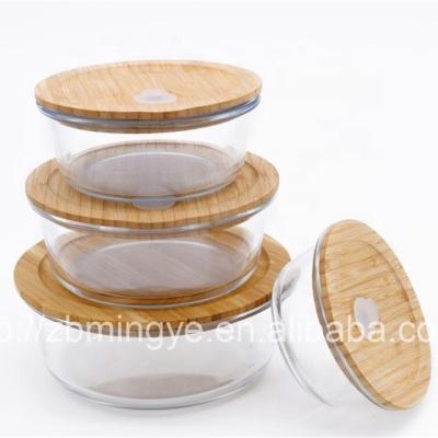 China High Quality Explosion Proof Glass Food Container Stocked Suitable Microwave Oven/High Borosilicate Glass Bento Safe Lunch Box for sale