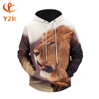 China Anti-pilling 3d plus size men printed sublimation hoodies for sale