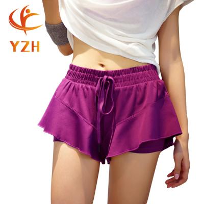 China Anti-Wrinkle Wholesale Ladies Spandex Gym Shorts Women Summer Short Shorts for sale