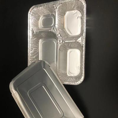 China Food Grade Aluminum Foil Container Eco - Friendly Catering for sale