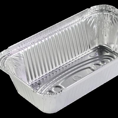 China Eco - Friendly Food Grade Aluminum Foil Fast Food Container With Lids for sale