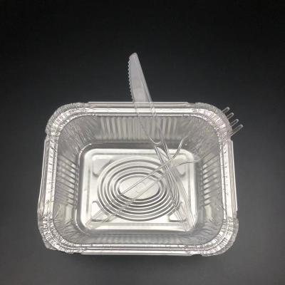 China Eco - Friendly Food Grade Food Aluminum Foil Serving Tray for sale