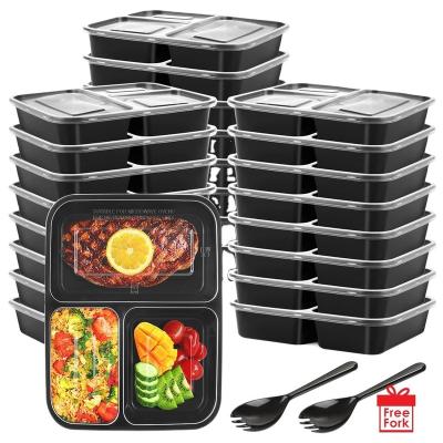 China China Hot Selling Microwavable 16 Ounce Plastic Food Containers for sale