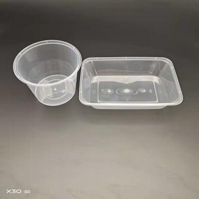 China 24OZ/672ML Food Microwavable Disposable Plastic Sealed Boxes, Snack Container for sale