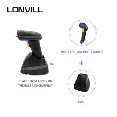 China Wireless Long Range 1D 2D QR Code POS Reader High Speed ​​Durable A4 Barcode Scanner for sale