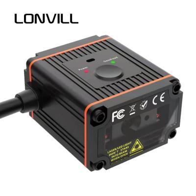 China Industrial 2d Laser Marker LONVILL Metal Code Scanner Fixed Mount Data Matrix DPM Barcode Manufacturing Scanner for sale