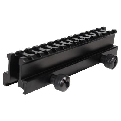 China Ballistic Clip Dovetail Track 14 Slot Guide Rail Clip Bracket Step Up Guide Rail for sale