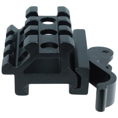 China Metal 45 Degree Double Sided Fish Bones Quick Release Hunting Gun Scope Mount for sale