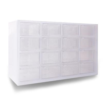 China 29625 Plastic Multi-Layer 16pcs Drawers Organizer Workable Office Storage Cabinets For DIY Home Craft for sale