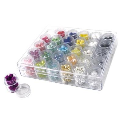 China 21816 viable pearl clear plastic storage box with 30inner boxes for sale