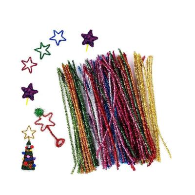 China China CN2037-1778 Open Supplies Sets Glitter Colorful Chenille Stems Kids Open DIY Kit Pipe Cleaners for sale