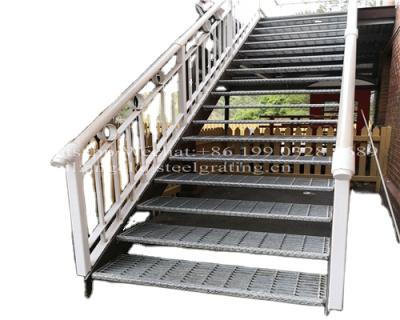 China Modern steel stair treads made of steel grating for sale