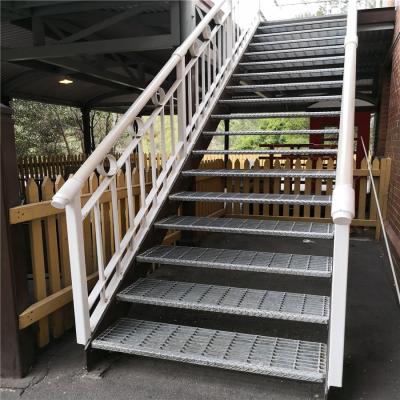 China Q235 Checkered Plate Nosing Steel Stair Tread for sale