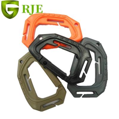 China Plastic Carabiner Clip Quick Release Carabiner Clip Plastic Carabiner Hook Clip Carabiner Outboard Chain Rising Hooks for sale