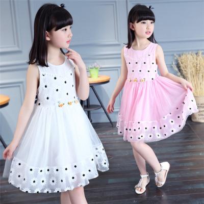 China Breathable Kid Fancy Princess 6 Years Old Party Cotton Girl Dresses New Fashion Dress Design Coloring Jumpsuits for sale