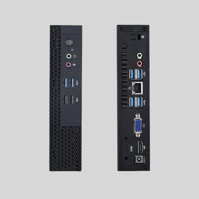 China New J4105 J4125 CPU Quad Core 4 Wire Business Types DC 12V Mini Desktop Win 10 In China Barebone Mini PC For Tab Business for sale