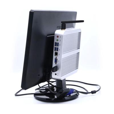 China Windows 10 Linux PC Hardware Micro Core i3 i5 i7 i9 Micro Desktop Fanless Desktop PC with VGA USB WIFI for sale