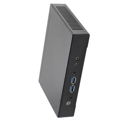 China Quad Core N3160 PC Barebone System Mini Desktop Mini Small Size Desktop Computer With 8G RAM 128G SSD WIFI for sale