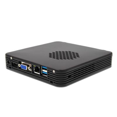 China For business cheap low cost mini computer 12V with fan cel mini x86 eron j1900 j1800 n2840 industrial nettop host embedded ubuntu pc for sale