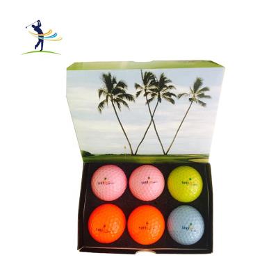 China Practice In Range China Best Selling Colored Golf Balls Bulk Urethane Golf Balls for sale