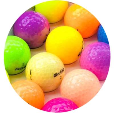 China Practice In Range Best Price Kids Golf Multiple Color Fluoreszierende Golf Ball for sale