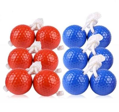 China Practice in Amazon Range Selling China Ladder Golf Set Set with Blue and Red Golf Balls for sale