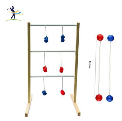 China Practice in the Range Ladder Golf Lawn Games Outdoor Wooden Golf Throwing Yard Tournament Game for sale