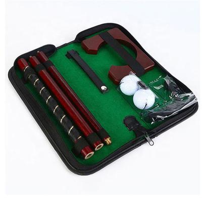 China Practice in the Office Indoor Executive Custom Mini Golf Range Club Gift Set for sale