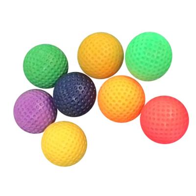 China Wholesale Promotional Golf Balls OEM Printing Custom Color PVC Mini Golf Balls for sale