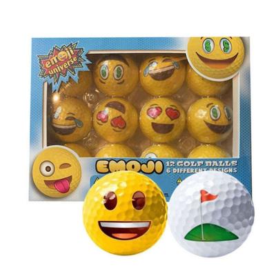 China Practice In The Hot Decorative Range Amazon Golf Ball Big Smile Ball for sale