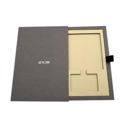 China High End Recycled Materials Best Selling White Board Paper Card Box Gold Printing VIP Card Cosmetic Packaging Box for sale