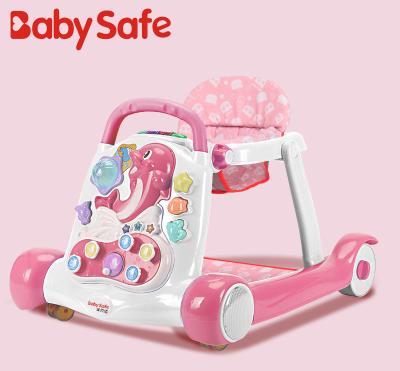 China Large Size Cotton Metal+PP+Fabric+soft Musical Toy Plastic Baby Safe Multifunctional Unique Baby Walker for sale