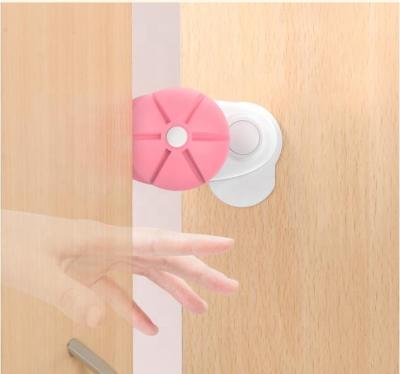 China Protect Baby Door Finger Pinch Guard Pink Green Mushroom Proofing Door Stopper for sale