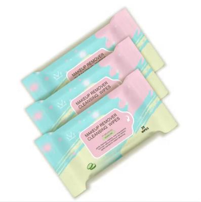 China Makeup Removal OEM Private Label 30Pieces Makeup Removal Wipes Face Female Eye Cleaning Cloths for sale