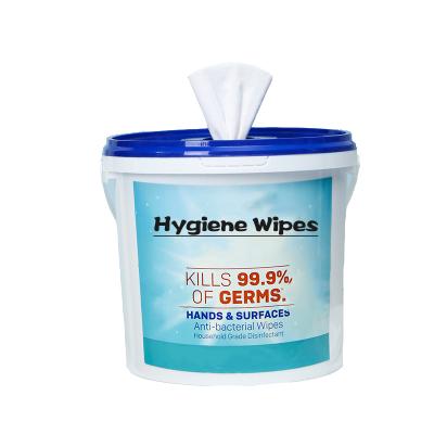 China Disinfection Anti - Bacteria Sanitizer Alcohol Cleaner Wipes With Single Logo Box Barrel Roll Canisters Bucket Sachet Bags Packing Custom for sale