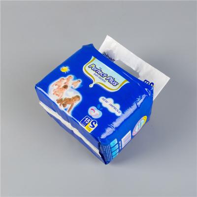 China Cheap Pampering Printed Baby Diapers Soft Breathable Disposable Printed Magic Diapers Japan SAP PE Film Fluff Pulp Tape Baby Diaper for sale