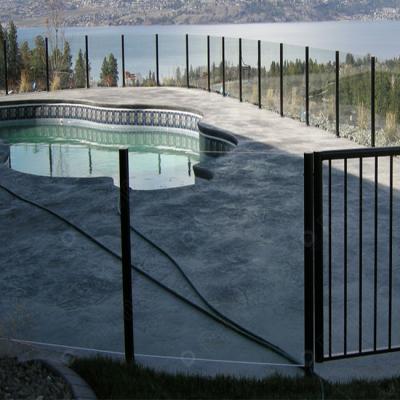 China ODM/ODM Frameless Balustrade Glass Fencing 10-12mm PEMCO Australia Pool Glass Spit And Glass Pool Fence for sale