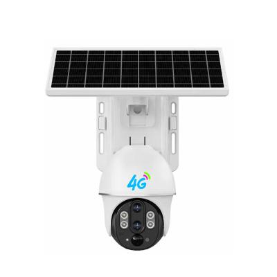 China Human Motion Tracking New 7W 4G LTE Solar Panel 2MP Lens 10X Sim Card Battery Sim Card Battery Cctv Solar Camera 4g Zoom Optical Wireless Camera V380 pro for sale