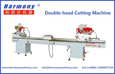 China Upvc Profile Double Head Mitre Saw Machine for sale