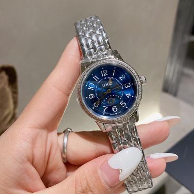 China Water Resistant Women's Watch Imported Sun Moon Stars Show Day Sun, Night Moon Quartz Movement, Sapphire Glass for sale