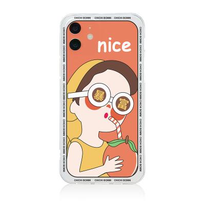 China Anti-fall new arrival plastic silicone phone case wholesale luxury custom for sale