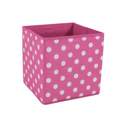 China Non Fold Woven Fabric Sublimation Storage Box For Kids for sale