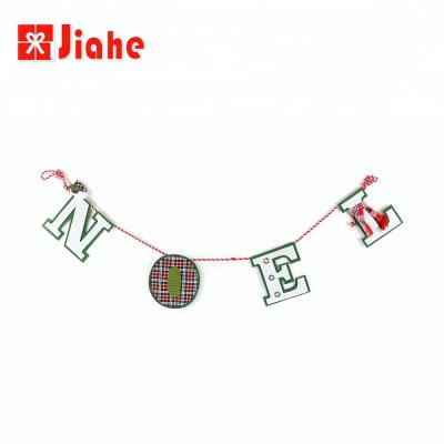 China Felt Felt Party Christmas Banner Decor Holiday Bunting Decoration for sale